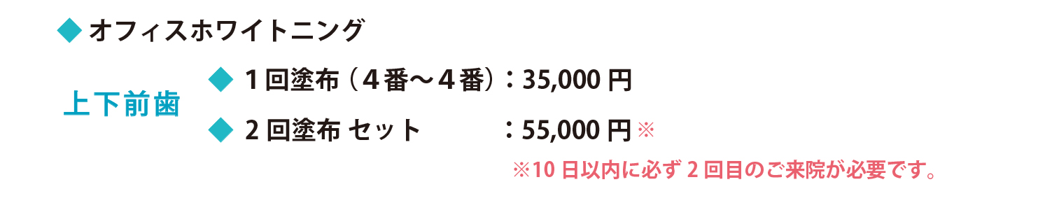 オフィスホワイトニング